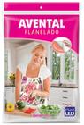 Avental Protetor Feminino Para Cozinha Estampado Flanelado