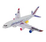 Avião Airlines A330 Brinquedo Decorativo 39 cm com Luz e Som - Toy King