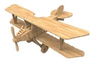 Avião Albatros Dv. Quebra Cabeça 3d. Miniatura Em Mdf