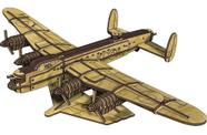 Avião Avro Lancaster. Quebra Cabeça 3d. Miniatura Em Mdf