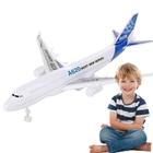 Avião Brinquedo Grande Fricção Acende Luzes E Som Aviãozinho - Toysmart