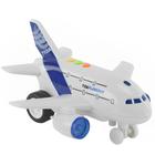 Avião Com Luz Som E Fricção Brinquedo Infantil R3039 BBR Toys