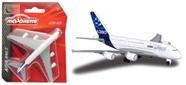 Avião Comercial Airbus A380-800 - Miniatura de Metal 11 cm - Majorette