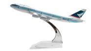 Avião Comercial Airbus Boeing - Miniatura de Metal - 15cm