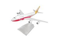 Avião Miniatura Boeing 1:400 c/ Base Acrílica AP7478-P