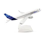 Avião Miniatura de Metal Boeing em Escala 1:400 Colecionável Com Base em Acrílico Decoração