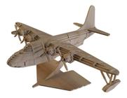 QUEBRA-CABEÇA-3D-AVIÃO-CAÇA-MDF-CRU