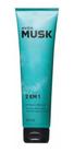 Avon - musk - 2 em 1 - shampoo limpa e hidrata cabelo e corpo 90ml