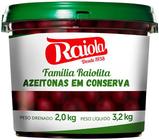 Azeitona Preta Azapa 2kg - Raiola