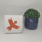 Azulejo Personalizado Elizabeth Titon 15x 15 cm - Pássaro Laranja