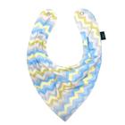 Babador Bandana Gumii Chevron Azul Impermeavel