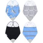 Babador Bebê Bandana Bibs com Mordedores para Dentes Naturais - Bazzle Baby