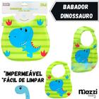 Babador Bebê Impermeável Atóxico Turminha Animal Dinossauro
