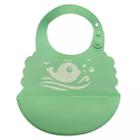 Babador de silicone bebe impermeavel pega migalhas infantil - MBBIMPORTS