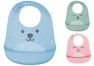 Babador de Silicone Impermeável de Bebê Pega Migalhas Buba Infantil