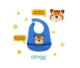 Babador em Silicone com Bolso Coletor - Clingo