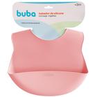 Babador em silicone com pega-migalhas buba