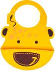 Babador em Silicone Girafa Amarelo - Marcus & Marcus