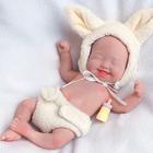 BABESIDE Mini Reborn Baby Dolls Silicone Corpo Inteiro 8'' Ful