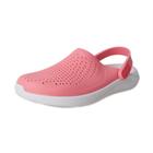 Babuche Chinelo Feminino Wave Anatômica Confortável Rosa/Branco