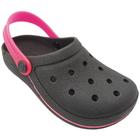 Babuche Infantil Feminina Sandália Chinelo Camin Preto Pink