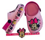 Babuche minnie  Sandália infantil Chinela menina  Mine + Pulseira