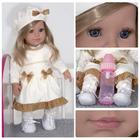 Baby Alive Menina Princesa Realista de Pano Exoval Completo