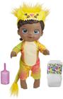 Baby Alive Rainbow Wildcats Doll, Leão, Acessórios, Bebidas, Molhados, Brinquedo de Leão para Crianças De 3 Anos ou Mais, Cabelo Preto