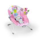 Baby Bouncer Bright Starts Pink Paradise com assento vibratório