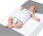Baby Brezza Safe Sleep Swaddle Blanket for Crib Safety for Newborns and Infants Safe, Anti-Rollover Blanket in White, by Tranquilo Reste