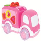 Baby Caminhãozinho Didático Robustus Rosa Super Toys 288