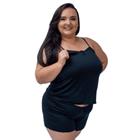 Baby Doll De Microfibra Short Doll Do P Ao Plus Size