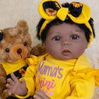 Baby Doll EKOKIZ Realistic 55cm Reborn com roupas e brinquedos 3+