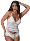 Baby Doll em Renda Conjunto Lingerie Feminina Confortavel