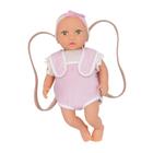 Baby Doll LullaBaby Realistic 35 cm com acessório de viagem