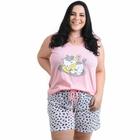 Baby Doll Malha Blusa Regata Plus Size G1/G2/G3 Tam Especial