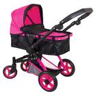 Baby Doll Pram Lissi Urban com alça reversível rosa/preta