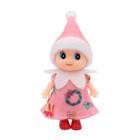 Baby Elf Doll WULEUPER Tiny Decoração de Natal de 11 cm