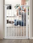 Baby Gate BABELIO 36 Tall Narrow Auto-Close Metal White