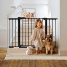 Baby Gate BABELIO Metal Auto Close 74-122 cm Walk Thru