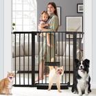 Baby Gate SHYUJAJIE 94 cm de altura com porta para gatos pequenos com fechamento automático