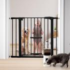 Baby Gate Tiovo 36 Extra Tall com porta para gatos 29-41cm com fechamento automático