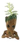 Baby Groot Vaso Porta Objeto Guardiões Da Galáxia Marvel 15cm Modelo Coração