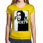 Baby Look Algodão F**k Society Eliot - Foca na Moda