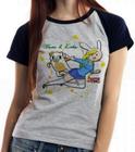 Baby look blusa feminina ou Camiseta unissex Adventure Time Fiona Cake