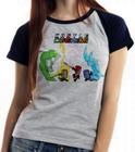 Baby look blusa feminina ou Camiseta unissex Castle Crashers