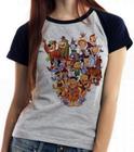 Baby look blusa feminina ou Camiseta unissex Hanna Barbera personagens