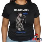 Baby Look Bruno Mars 100% Algodão Live in Brazil 2024 Blusa Feminina Bruninho Brasil Pop Geeko 05