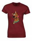 Baby Look Camiseta Feminina Algodão Scooby Doo Desenho Cão