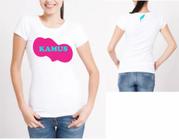 Baby Look Camiseta Feminina Mancha White P